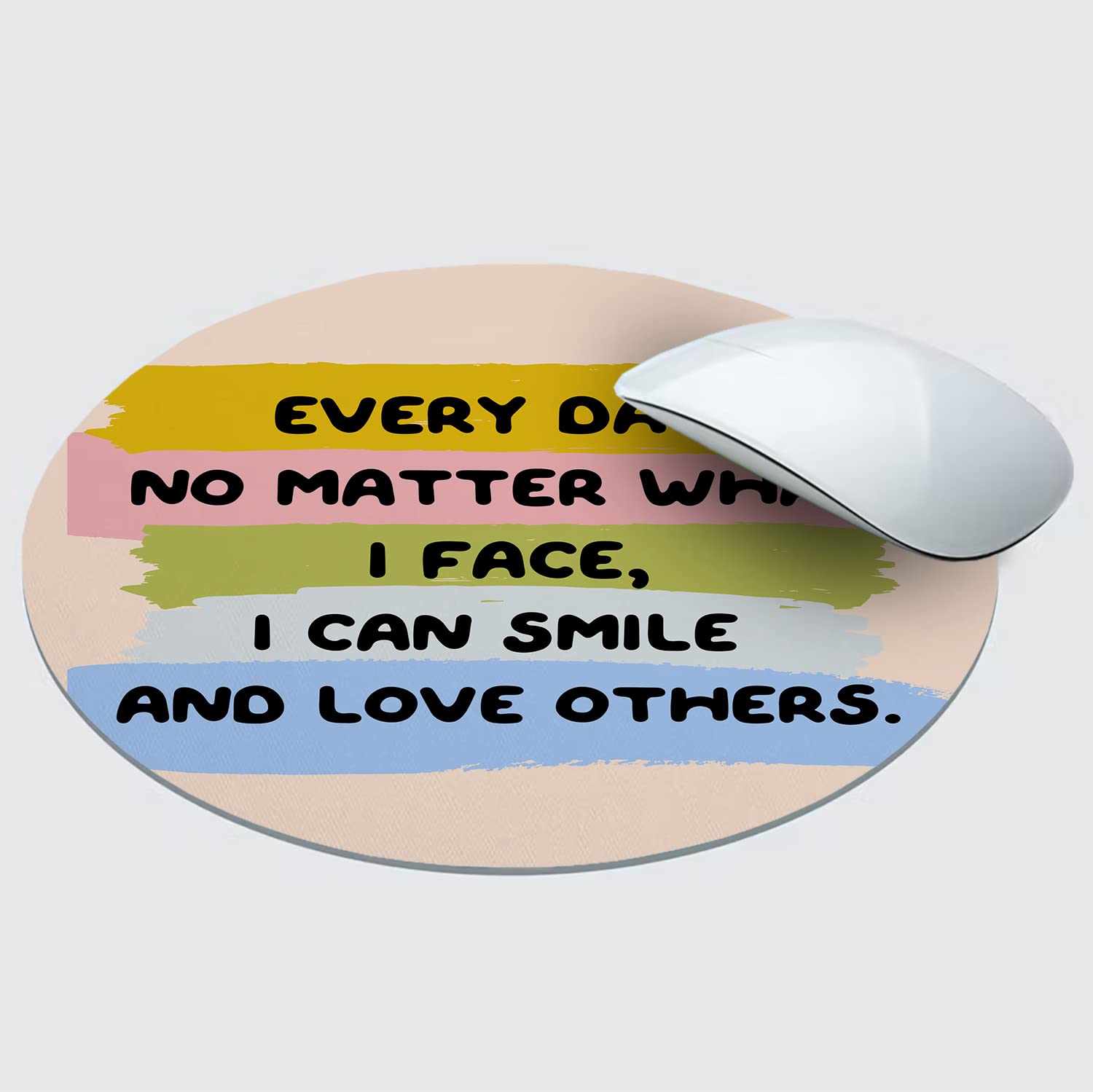 PAPER PLANE DESIGN Anti Skid Mouse Pad for Desktop and Laptop Computer (Round , Size- 20 cm ) s38
