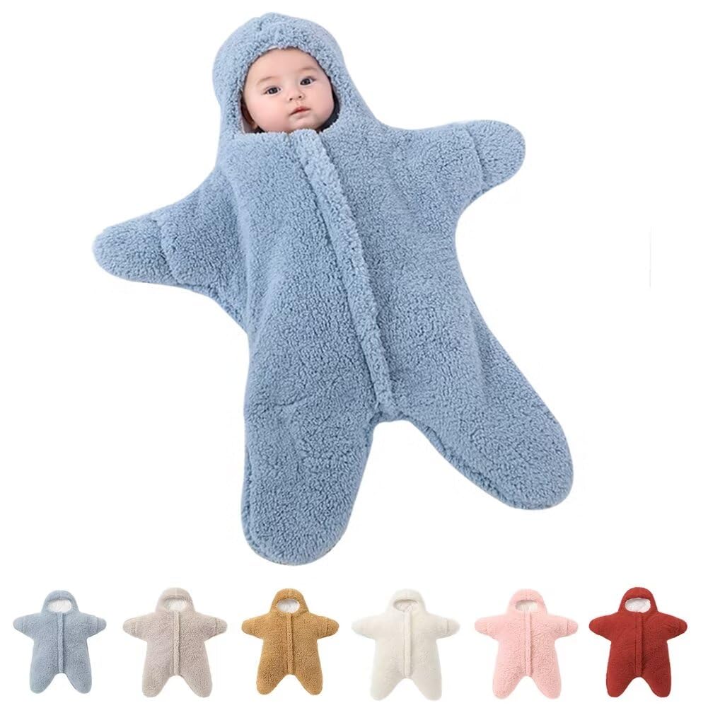 Amazon.com: Baby Starfish Onesie, Cute Thick Fleece Wearable Soft