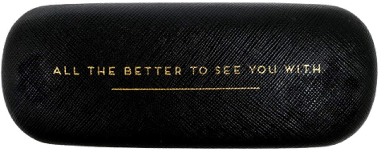 Alice Scott Women's Glasses Eyeglass Cases, Black, Standard Size