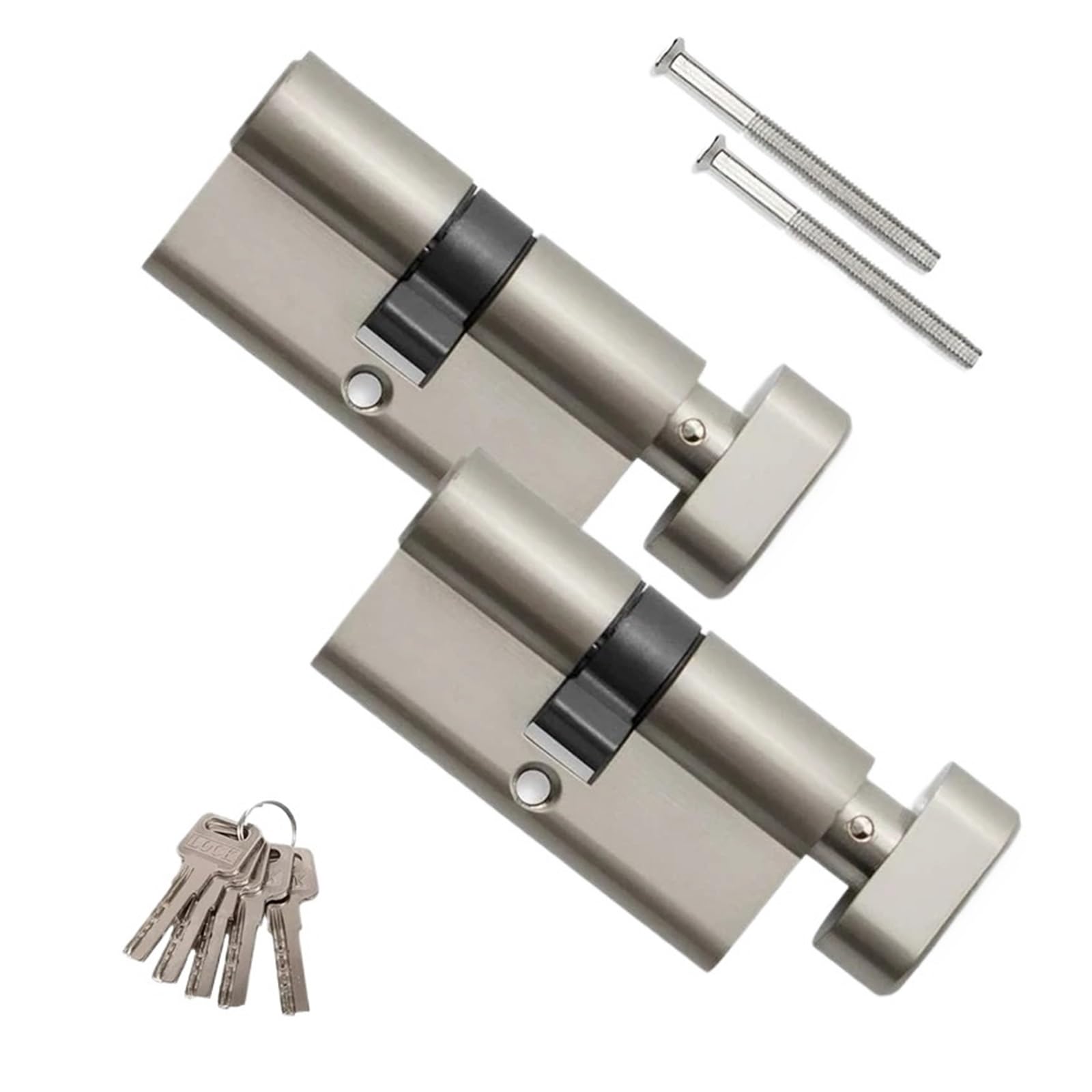Cilindro de perilla 35T/35mm para puerta de entrada con sistema de llave única