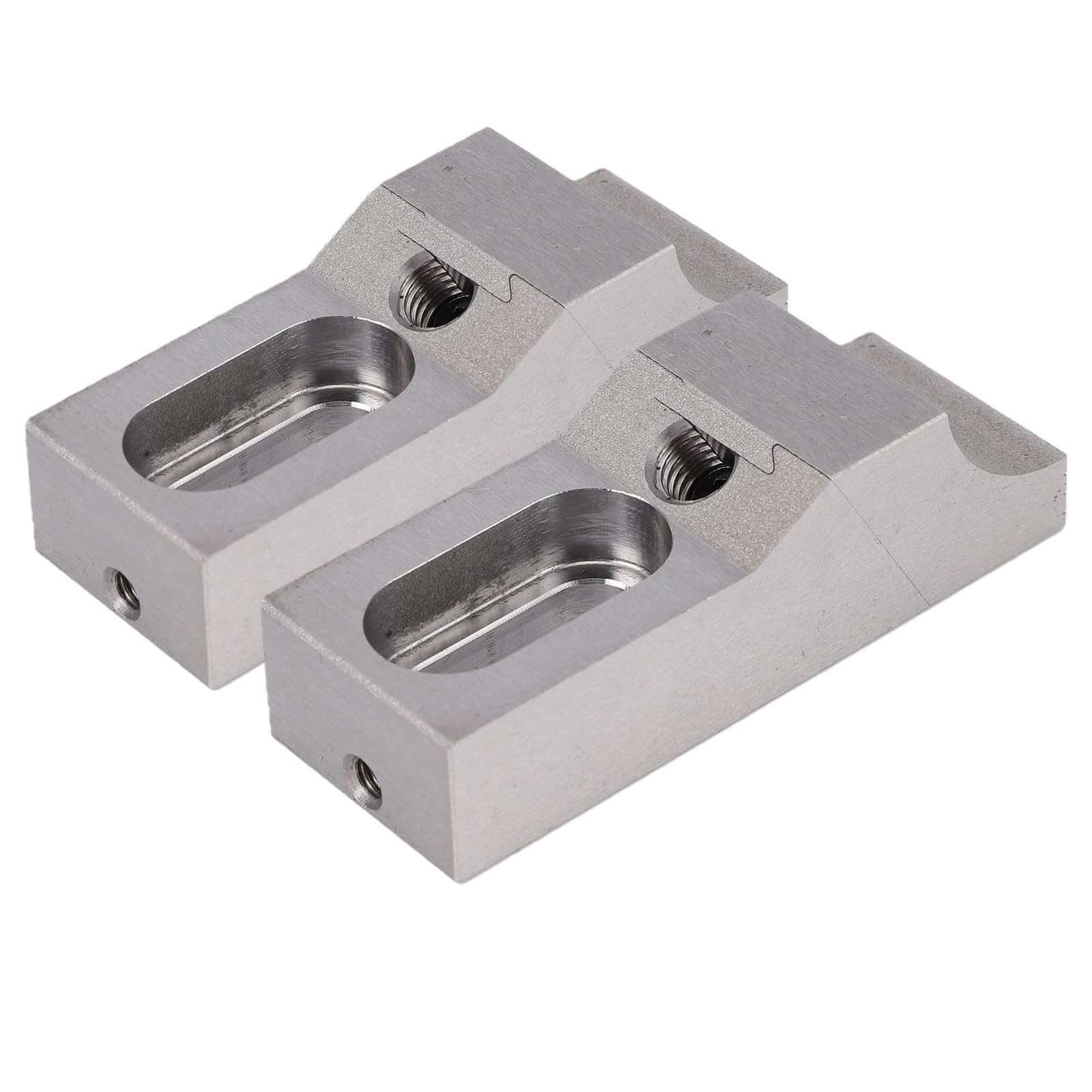 Domary Abrazadera Lateral de Tornillo de Banco, Abrazaderas CNC Duraderas Perfil bajo para Fresadora, Acero S136H, 2 uds., 68x25x20mm