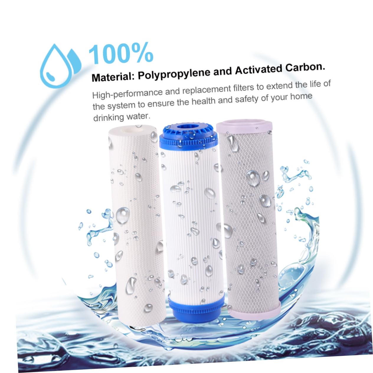 Núcleo del Filtro de Agua de Carbón Activado para Purificadores
