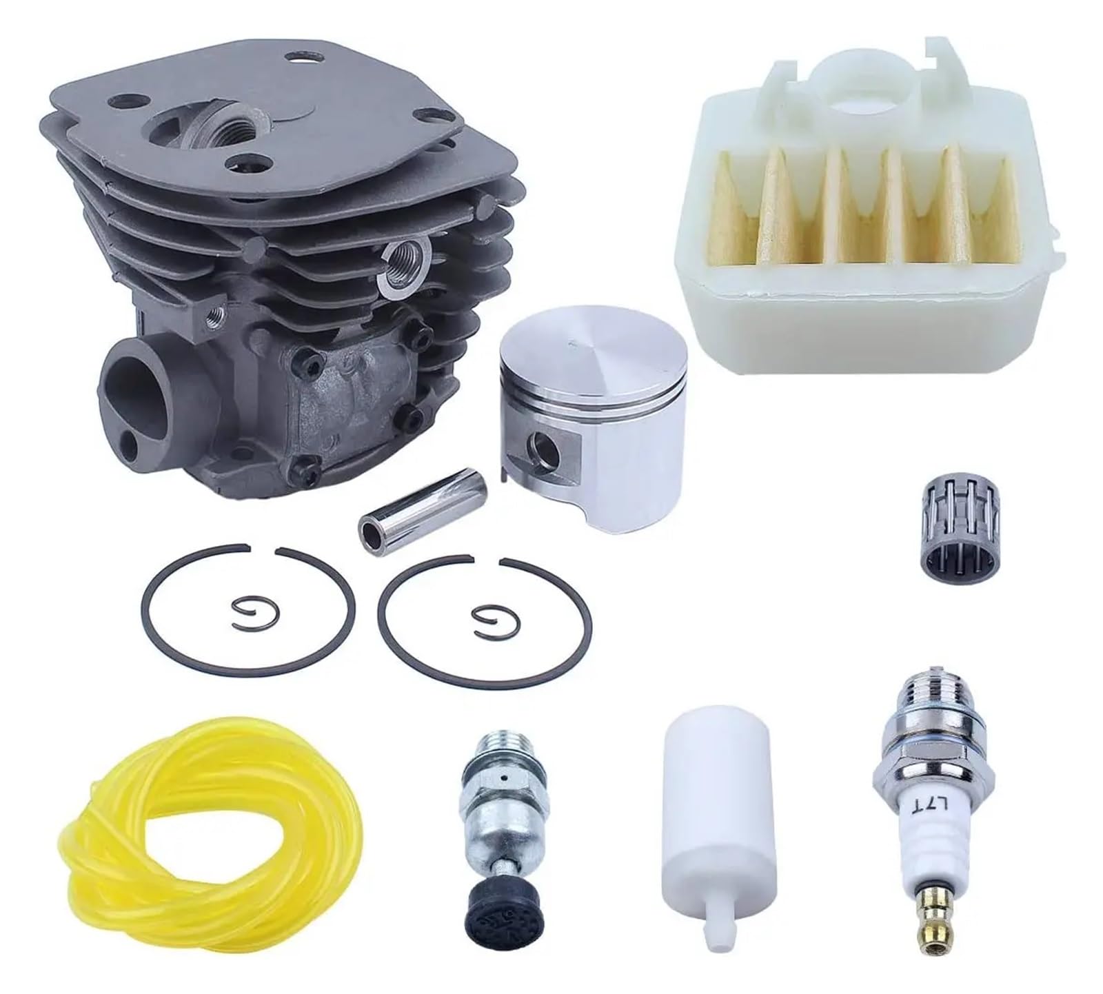 Kit de Motor con Interruptor de Filtro de Aire y pistón de Culata de 45 mm, Compatible con motosierras 353, 351, 350, 346, 346XP, 345 y 340.