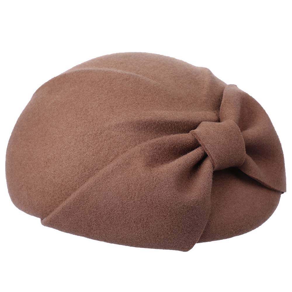 Béret en laine JIA JIA marron contre le froid hivernal avec style classique