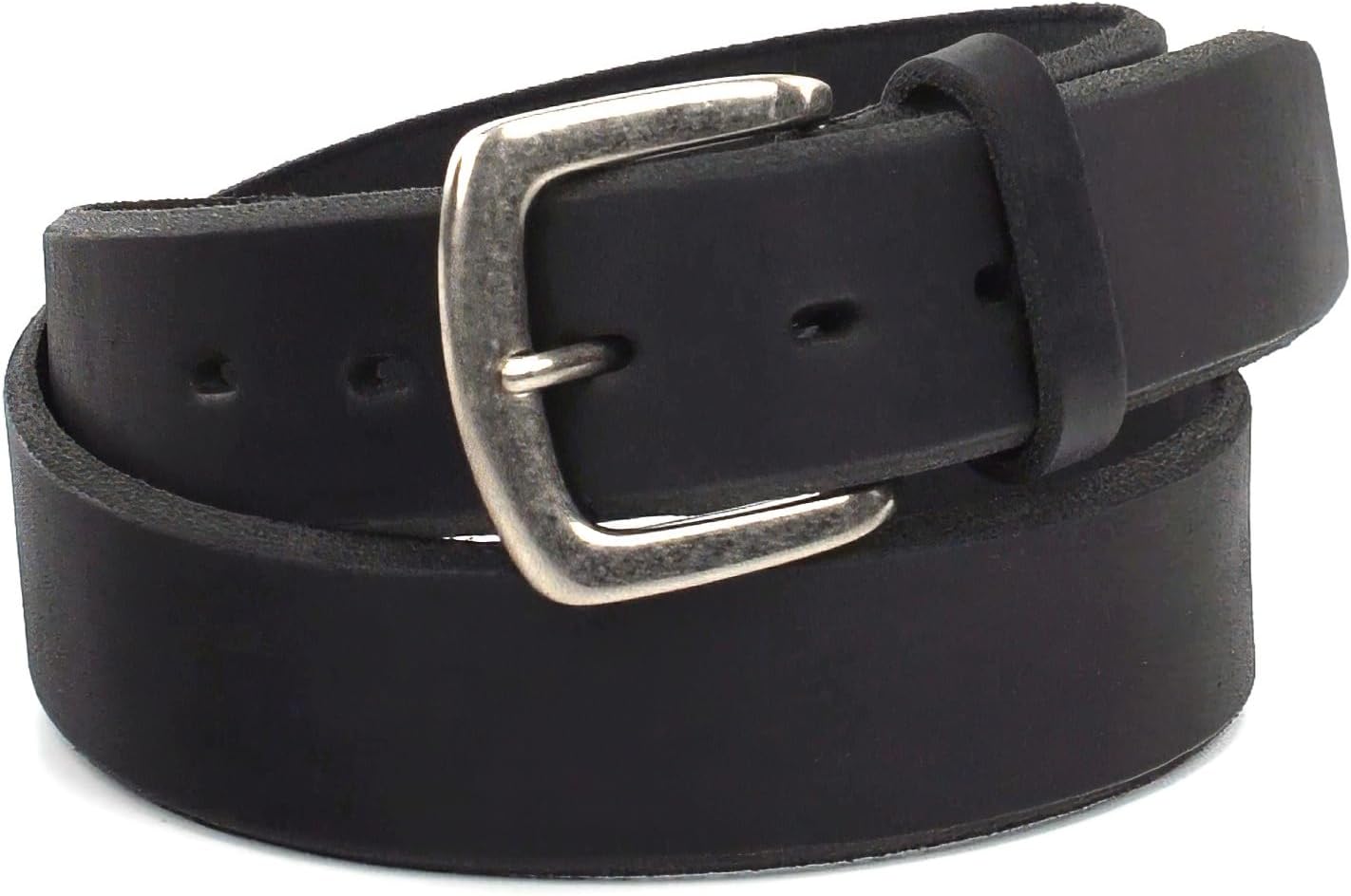 Ariat Men's Leather Belt - Black, 1-1/2" Width, Removable Buckle - Image 2