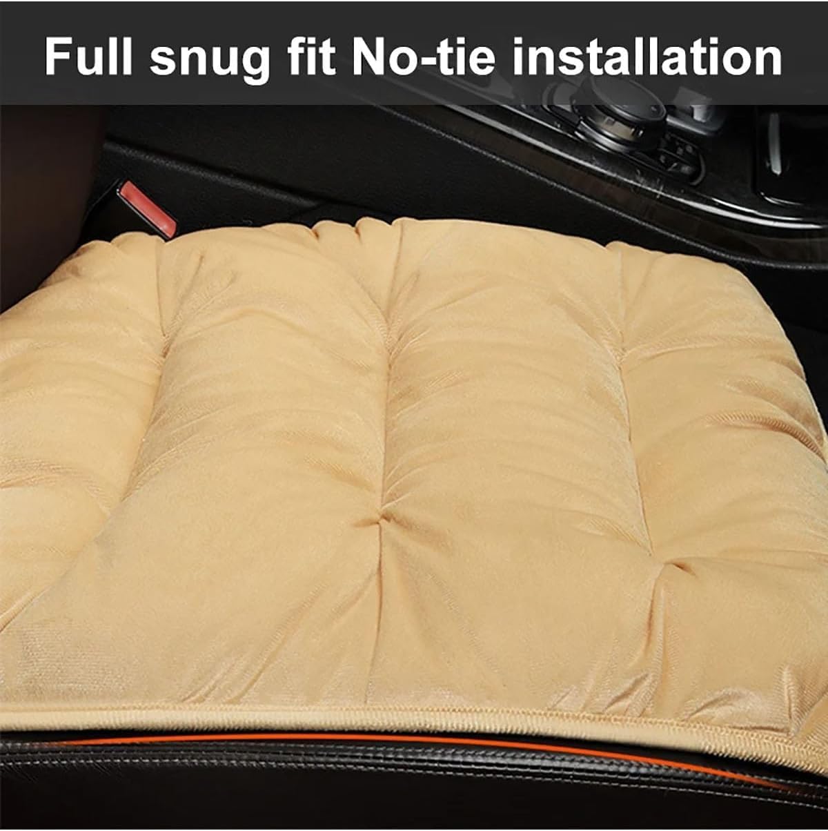 Cuscino per Sedile Auto per Renault Kadjar Kangoo II III Koleos I II, Auto Coprisedile con Fondo Antiscivolo Sedile Auto Traspiranti in Peluche Interni,Set of 3 Pieces-Brown