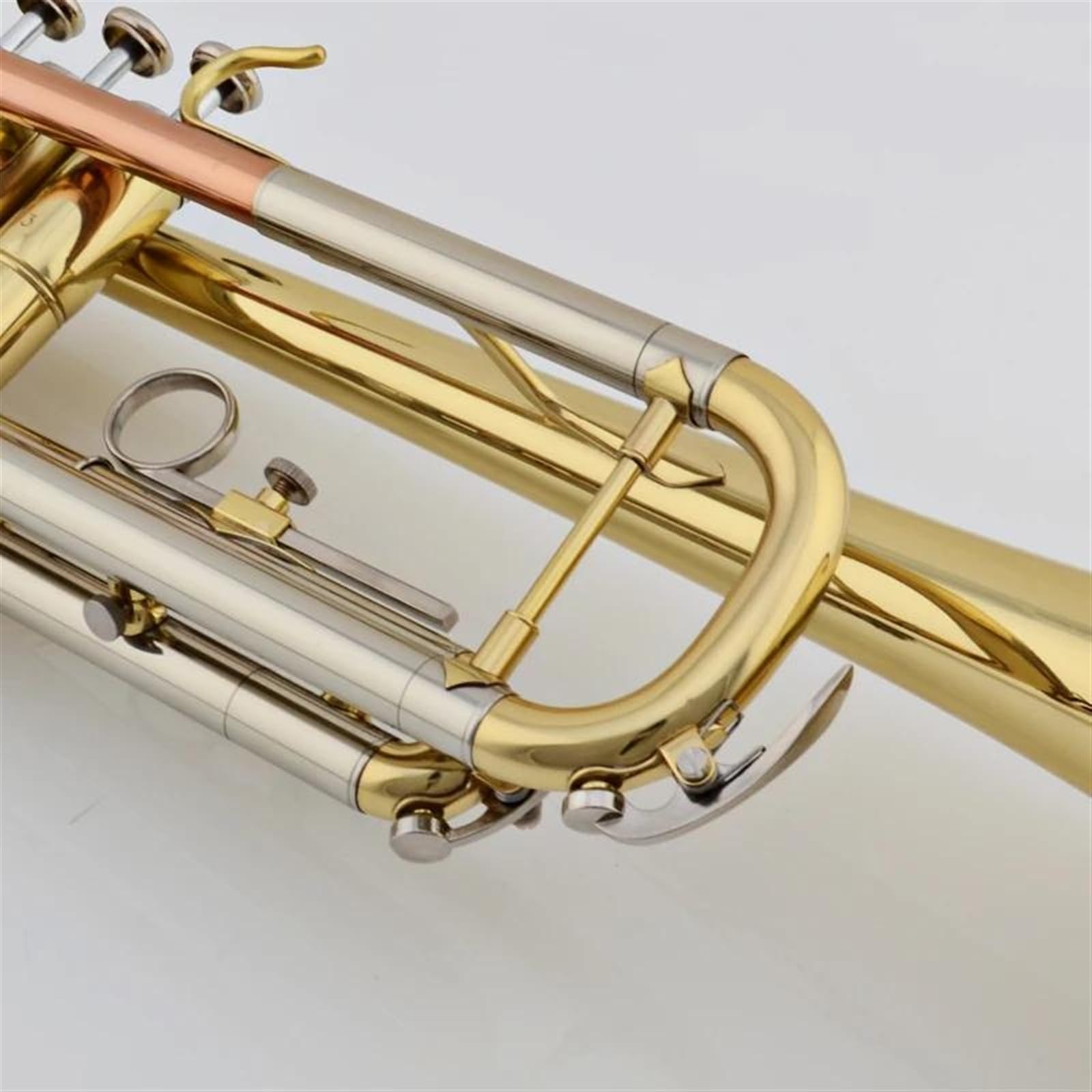 Standard Trompeten Bb Professionelle Trompete B Flache Trompete Gold Lack Blasinstrumente Edelstahl Standard Trompete Ton