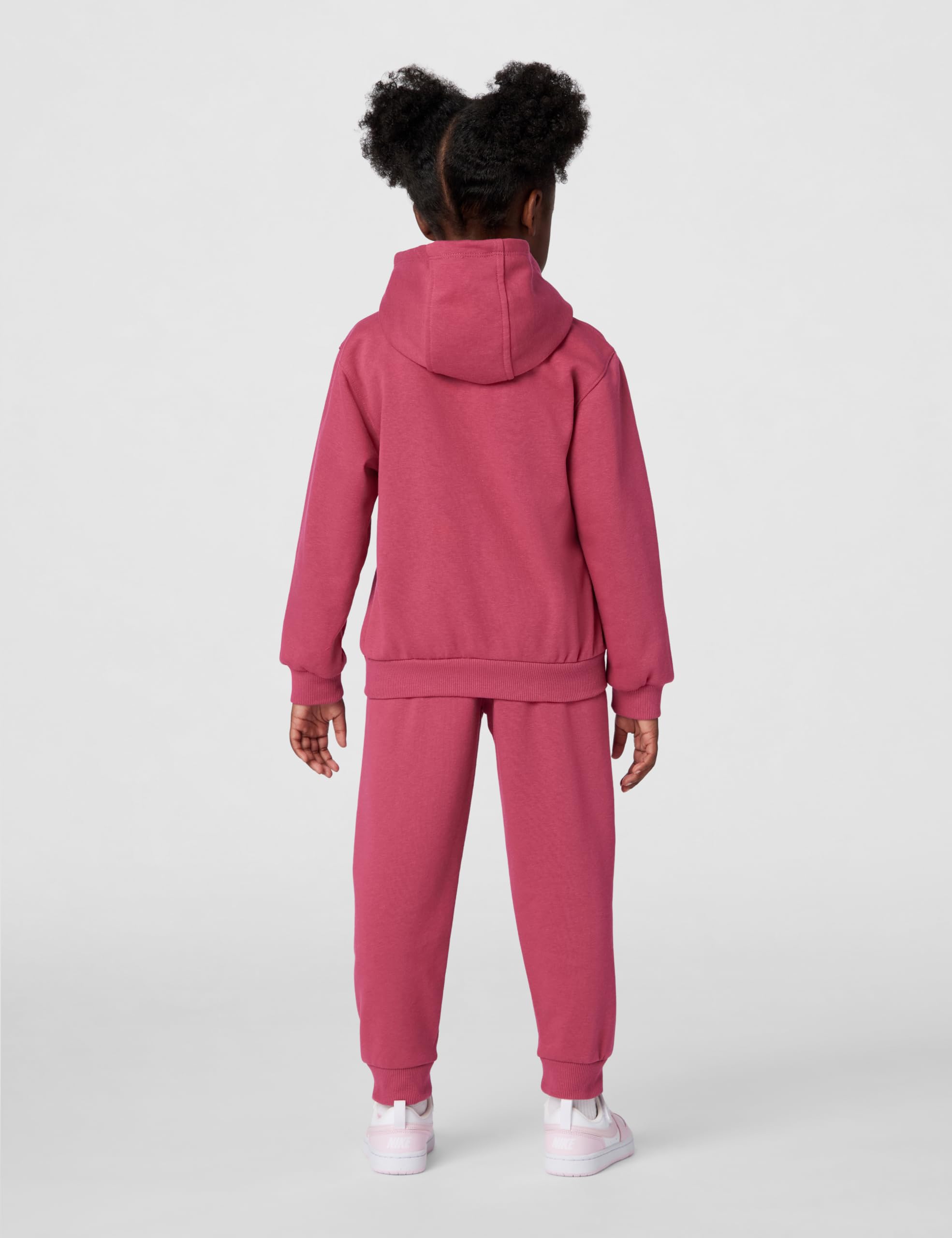 Nike Trainingsanzug für Mädchen Club Fleece Zip Fuchsia Code 36L445-ADZ
