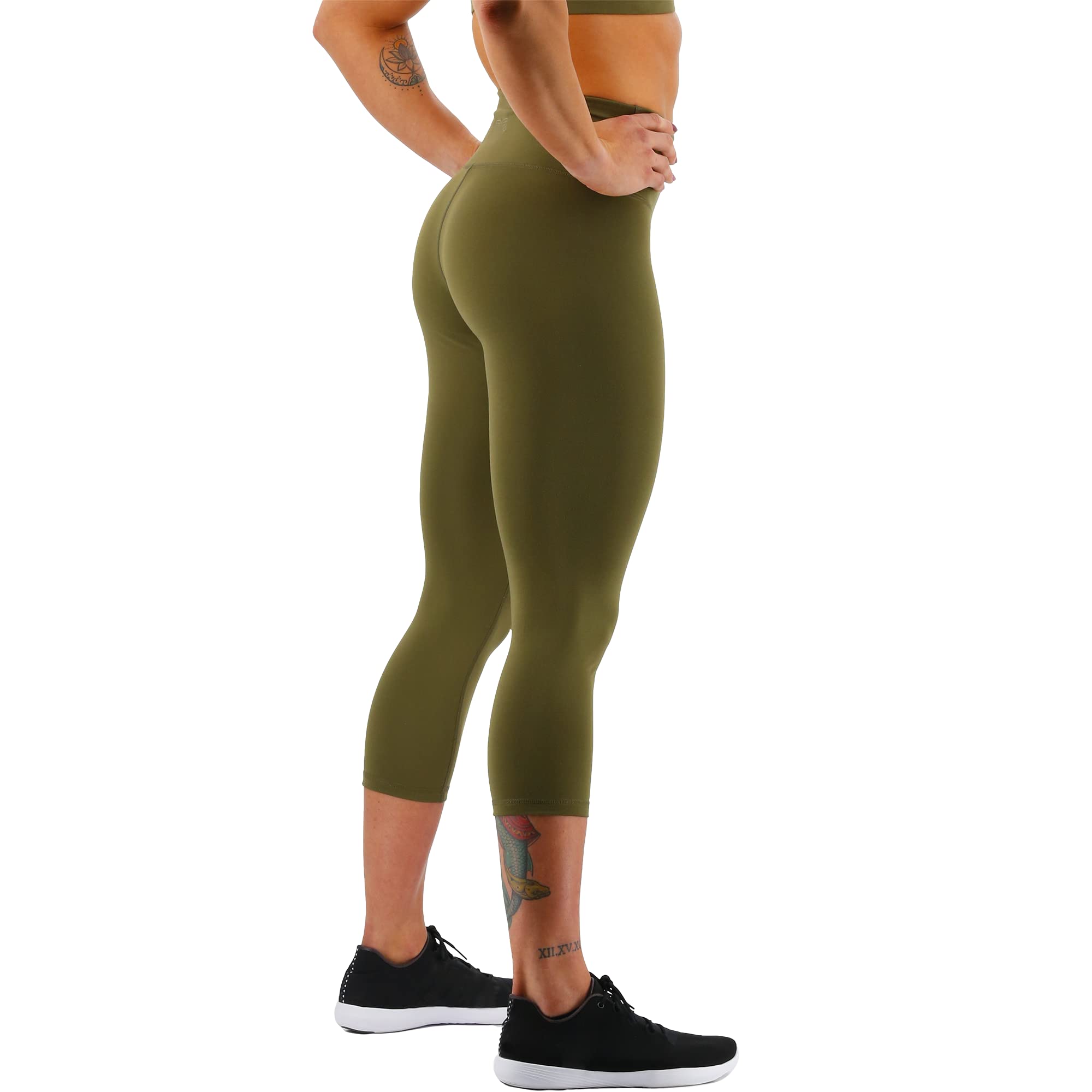 TYR Legginsy Sportowe Typu Cropped - Leginsy Kobiety