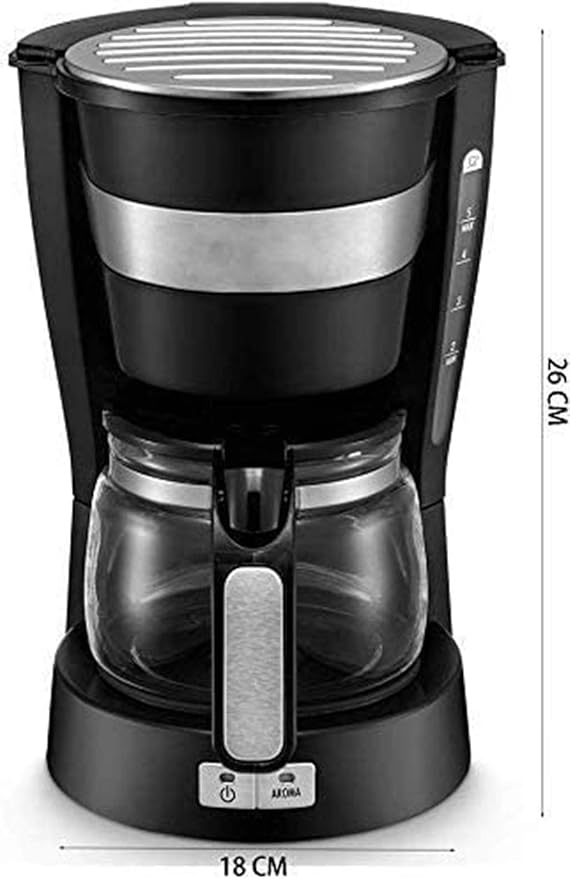 Cafetera de Filtro Semiautomática 650ml 650W Negro miniatura 3