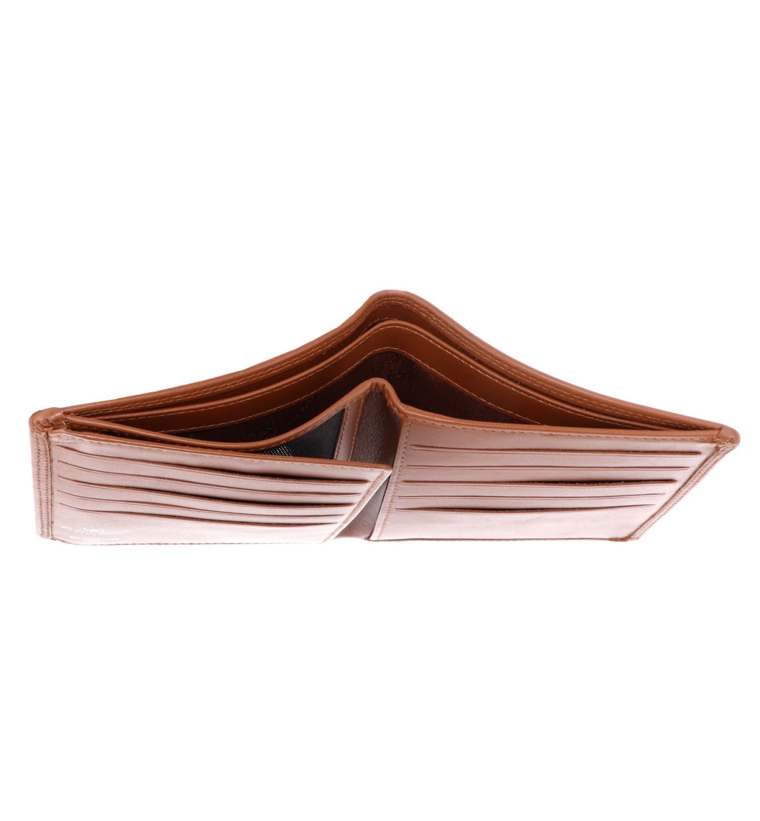 Golden Head Leder Kartenetui Polo RFID Protect Kombischeintasche ohne Münzfach 1255 Cognac braun