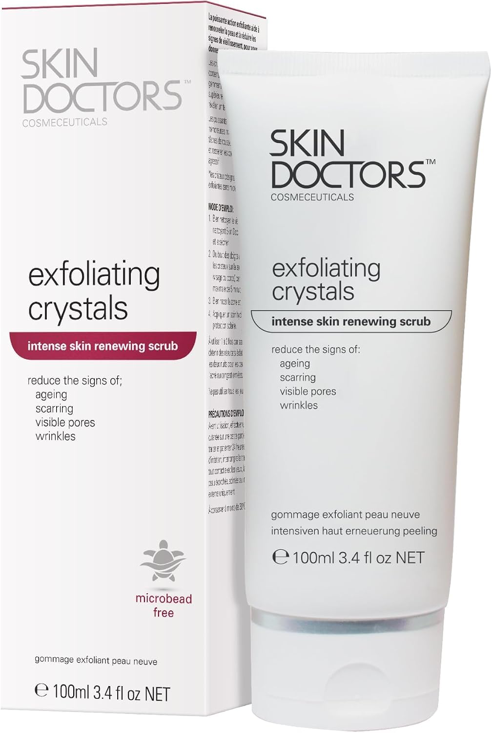 SKIN DOCTORS Exfoliating Crystals Microbead-Free Face & Body Scrub, 100ml