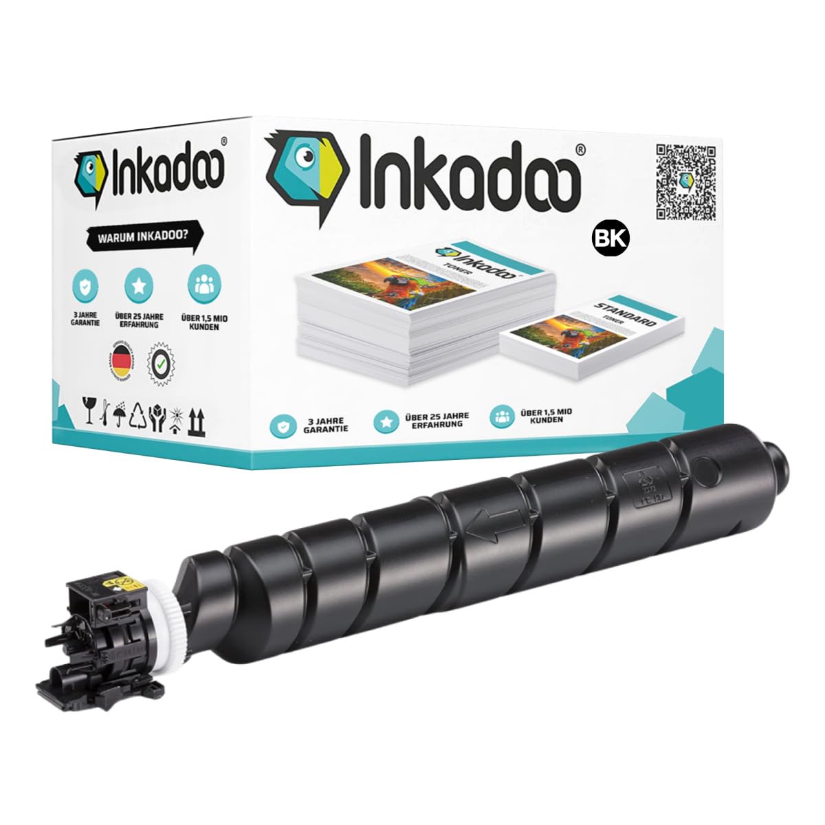 Inkadoo Toner f r Kyocera 1T02L70NL0 / TK-8345K Schwarz Kompatibel CS 2552 ci Kyocera - TASKalfa 2553 ci TASKalfa 2552 ci Tonerkartusche, Tonerpatronen, Drucker Toner