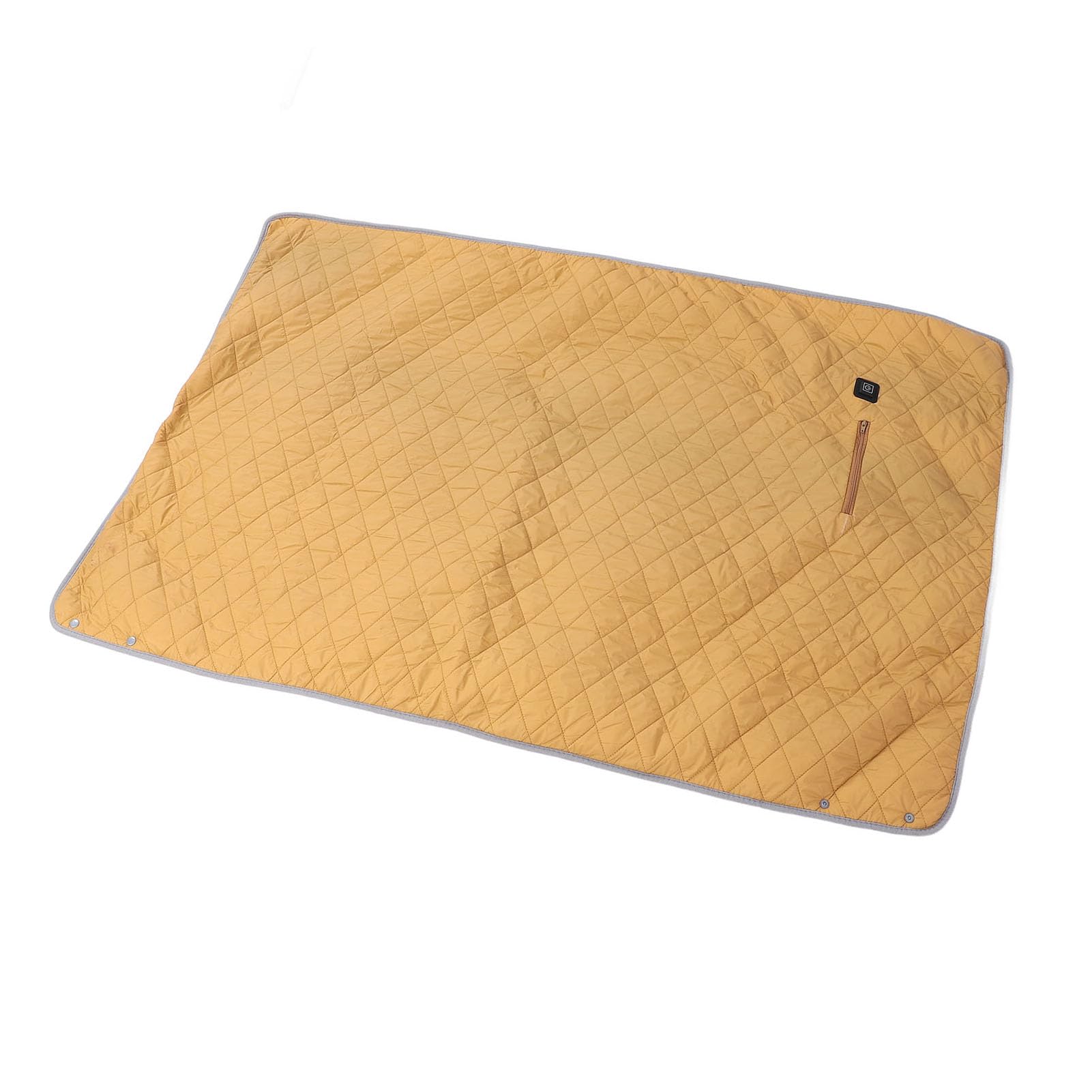 Electric Throw Heated Blanket, Soft USB Heating Blanket 5V Fast Heating for Office (Light Tan)