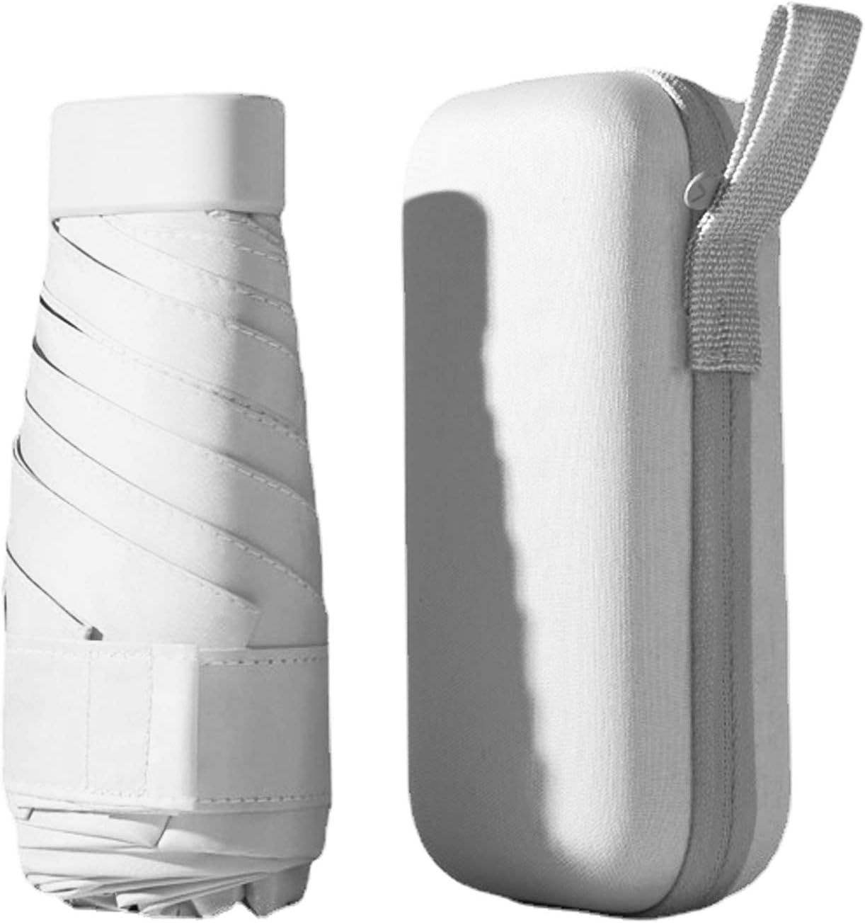 Jodsen Travel Umbrella - 6 Ribs Mini Strong Folding Sun and Rain Umbrella, Windproof Lightweight Small Compact for Women, Anti-UV 90x53cm