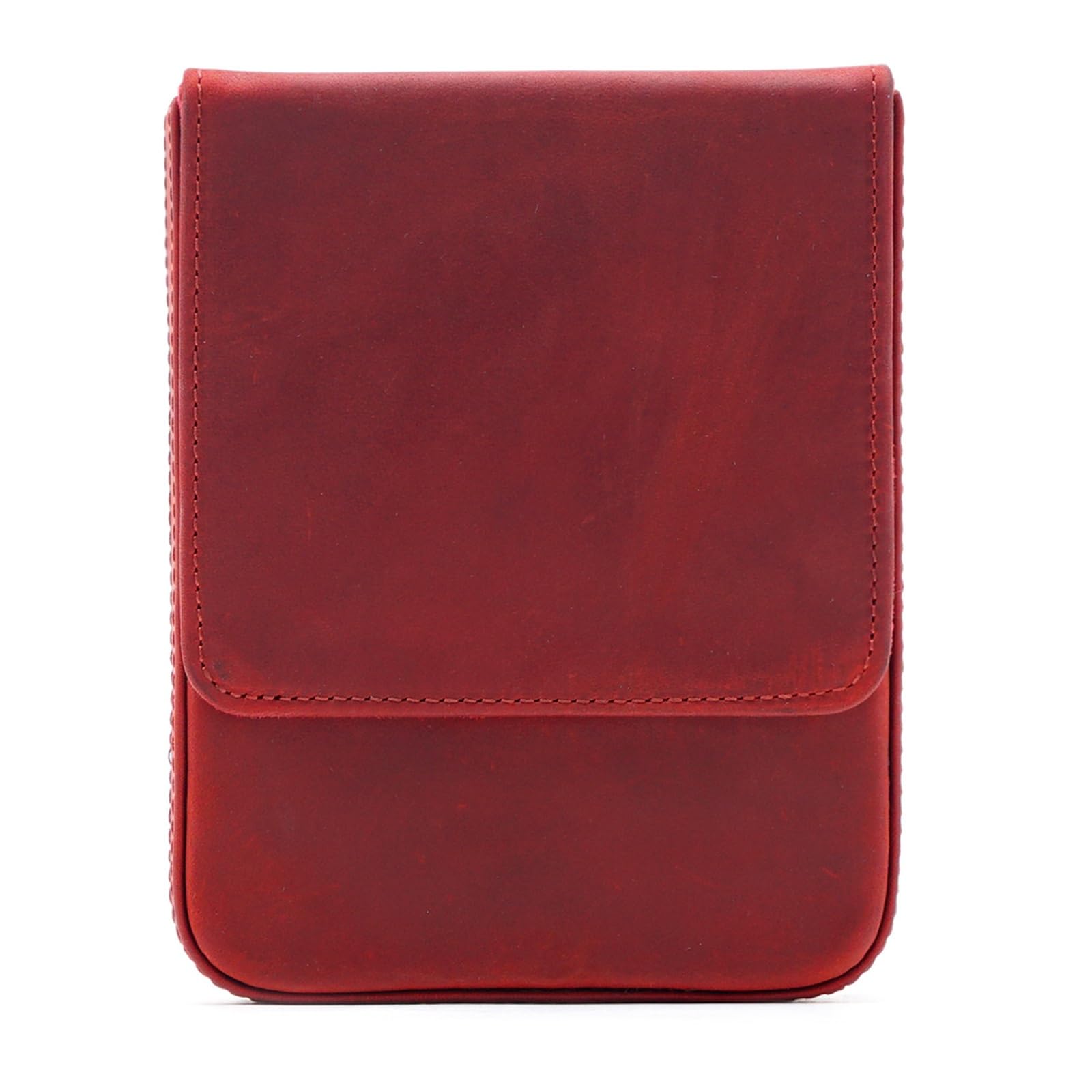 Kategoria: Skrzynki z bieżącą wodą, Skórzany piórnik wielokolorowy 16,5x13x3cm(Wine Red)