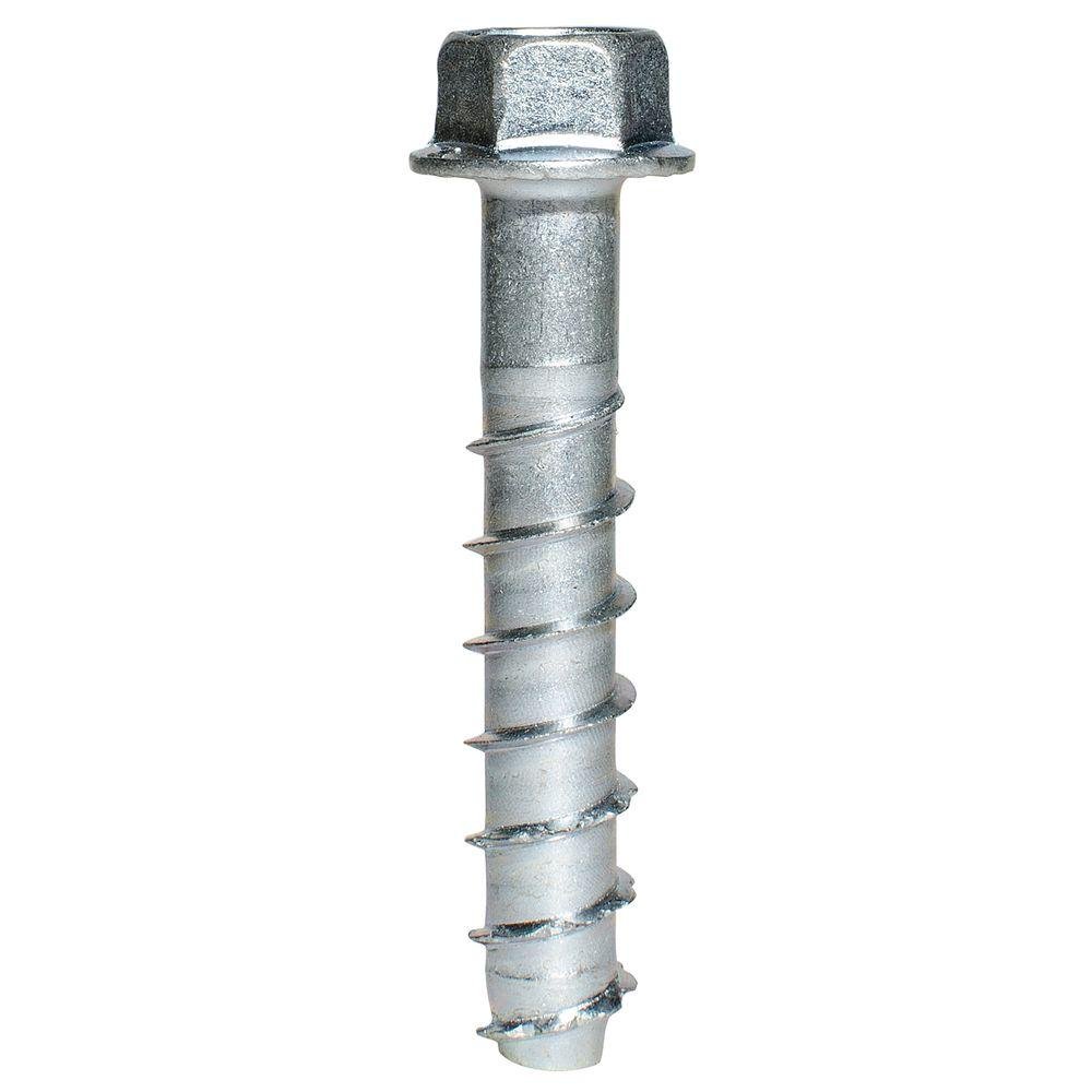 Simpson Strong-Tie THD37212H Titen HD 3/8 in. x 2-1/2 in. Heavy-Duty Screw Anchor (50-Qty)