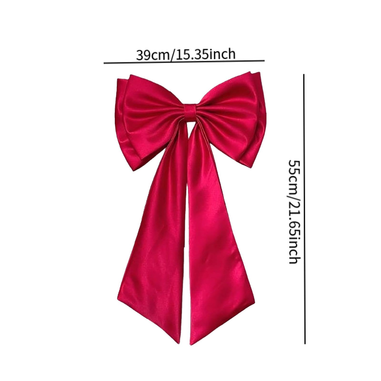 Nœud Papillon Amovible En Satin, Accessoire élégant, Grand Nœud pour Robes, D'année, Cadeaux, Fêtes
