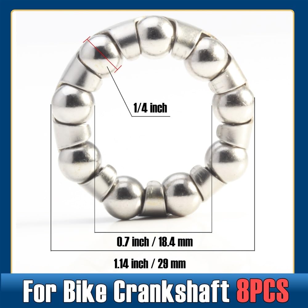 10-Piece Steel Bearing Ball Set For Bicycle Repair - 1mm To 12mm Loose Balls (Assorted Sizes)