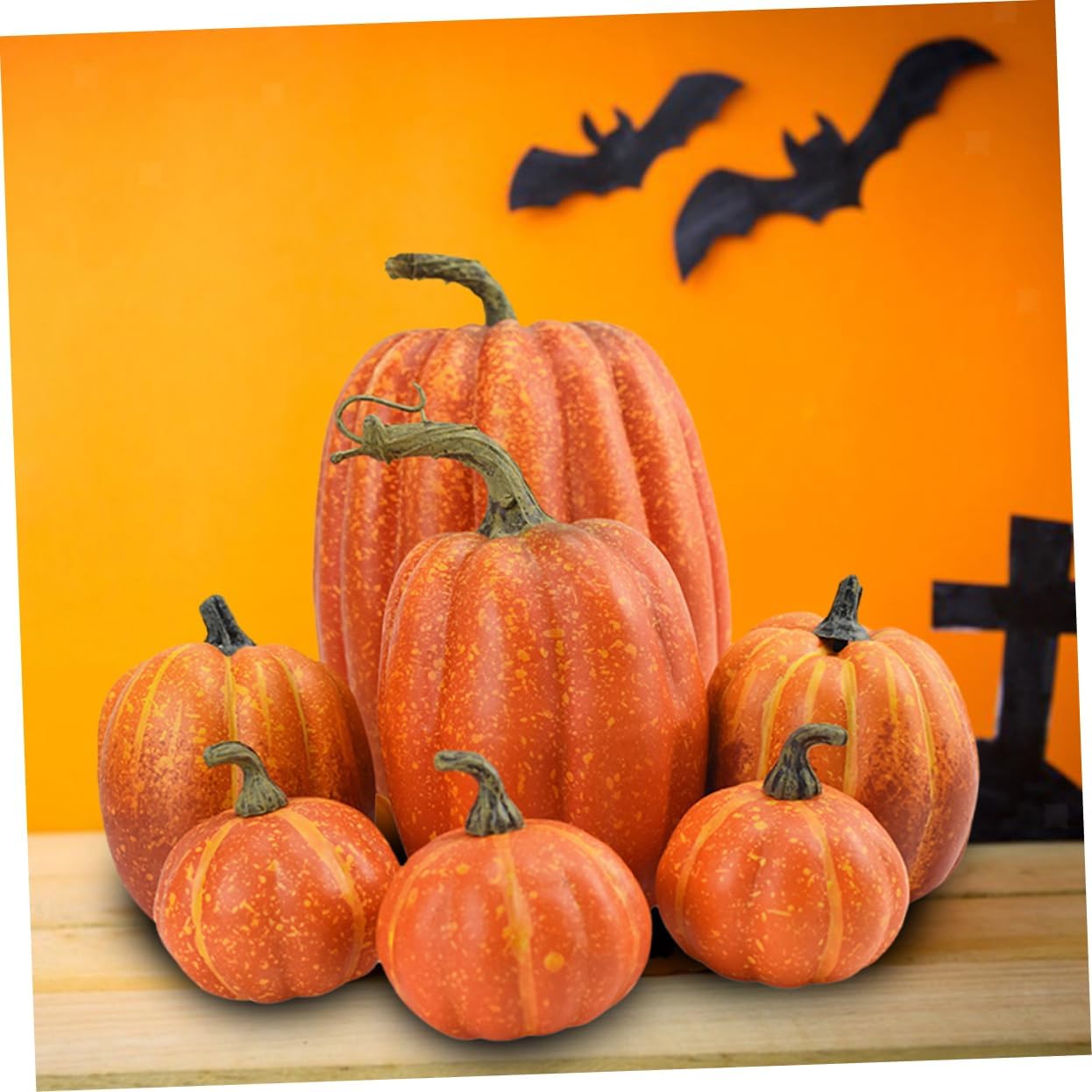 Artificial Pumpkins Mini Pumpkins for Halloween Foam Model Decorations for Party