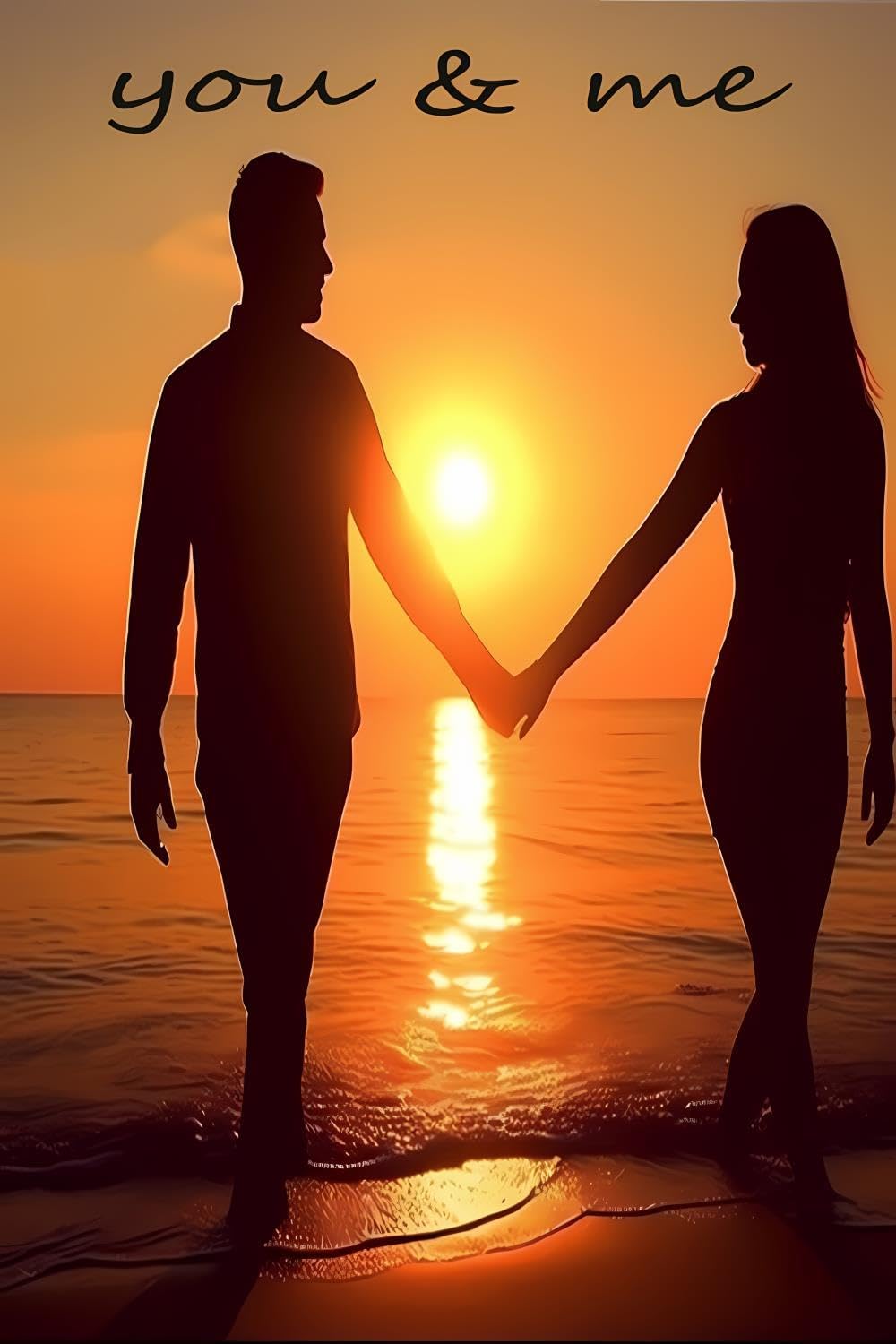 SOIOEOR Diamond Painting Kit - Couple in Sunset Beach 5D Full Round Diamond Art for Adults with DIY Accessories, Home Wall Decor Premium Gift 20x30 inch