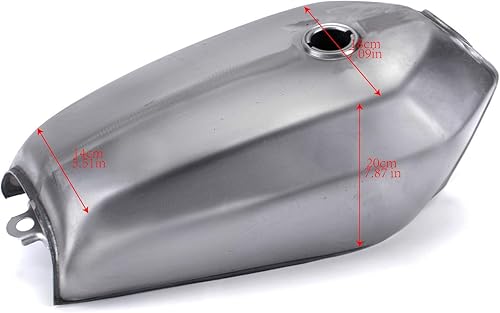 Miniatura 3 de Nuevo tanque de combustible para motocicleta Honda CG125 Cafe Racer 2.4gal galón universal