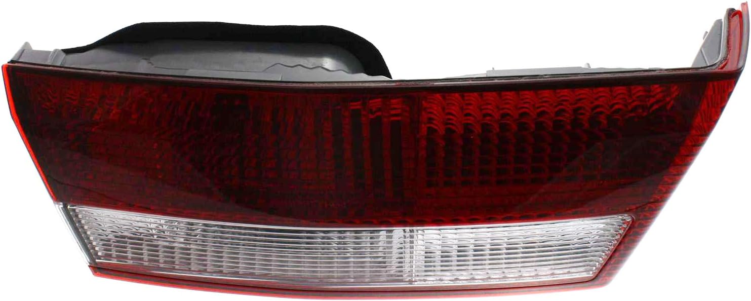 Evan-Fischer Tail Light Assembly Compatible with 2003-2005 Honda Accord Inner Sedan Driver Side