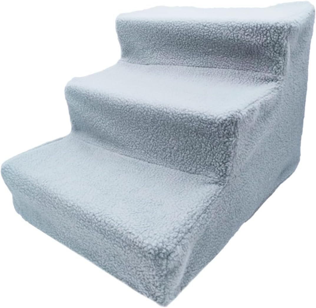 Portable Pet Steps Ladder for Small Puppies and Elder Pets with Joint Lightweight Non-Slip Dog Stairs Ramp for Bed Sofa Car Stable Structure for Dogs and Cats