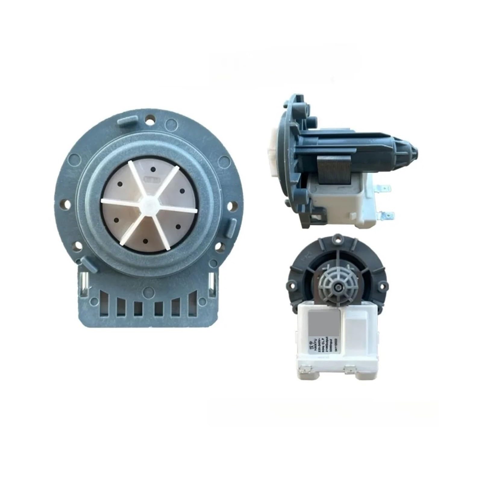 Waschmaschinen-Ablaufpumpenmotor, Kompatibel for Midea, B30-6A 220–240 V, 50 Hz, Trommelwaschanlage, Entwässerungsteile