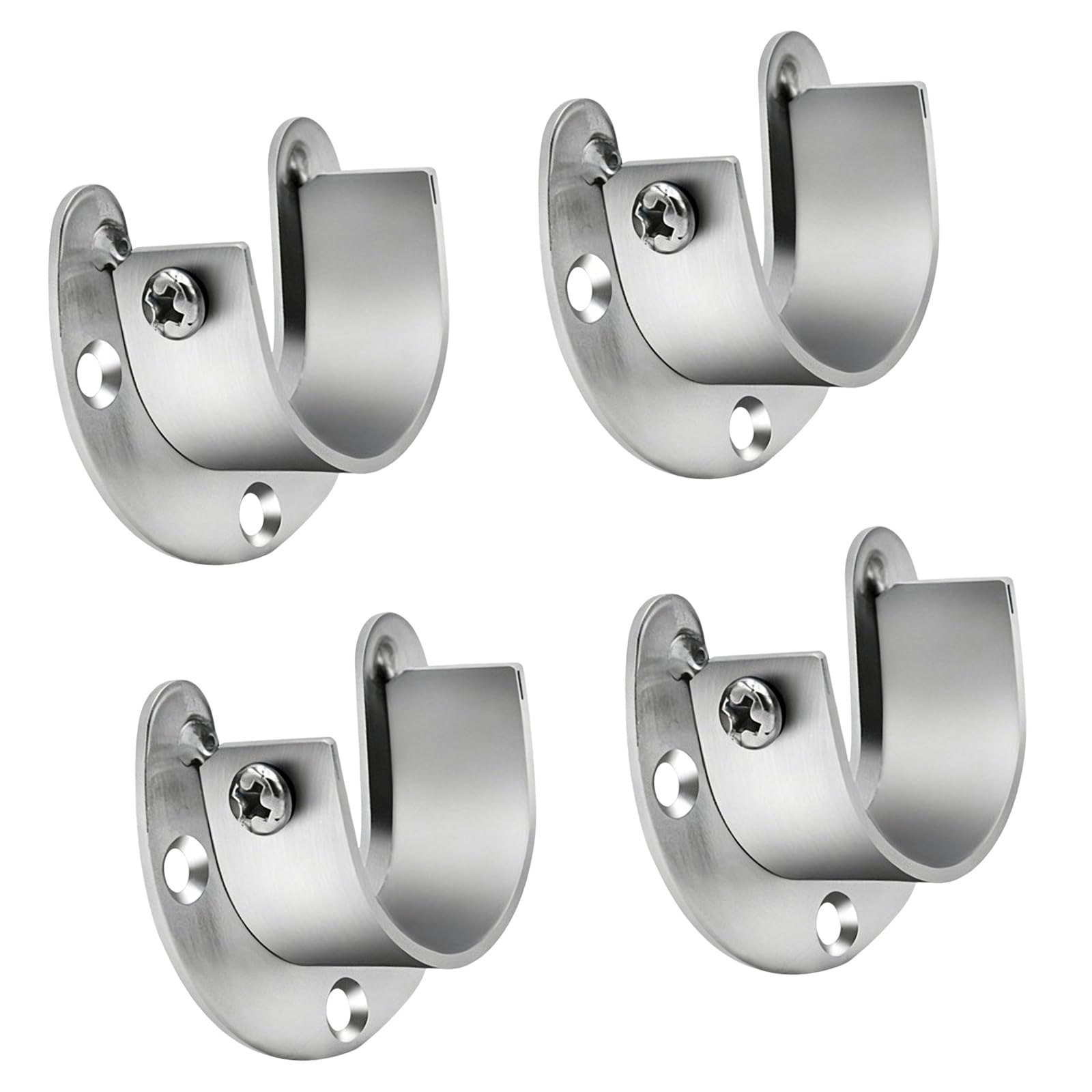NRVTRE Premium Resistant 304 Stainless Steel Garment Rack Mounts Rustproof and Sturdy Suitable for Home Organization Modern Closet Planner Hardware