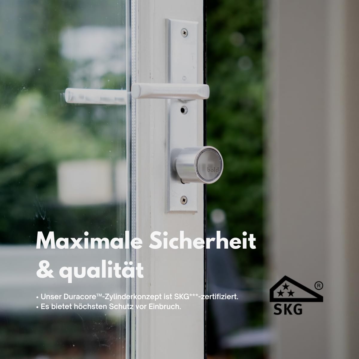 Bold SX-35 Keyless Smart Türschloss in Silber
