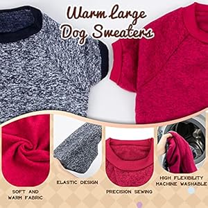 Rypet-2-Pack-Large-Dog-Sweaters-for-Winter-Dog-Classic-Knitwear-Sweater-Soft-Thickening-Warm-Dog-Clothes-for-Medium-Large-Dogs - Cucciolini Doodles   Rypet-2-Pack-Large-Dog-Sweaters-for-Winter-Dog-Classic-Knitwear-Sweater-Soft-Thickening-Warm-Dog-Clothes-for-Medium-Large-Dogs