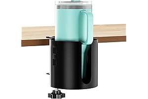Deeper Desk Cup Holder, OOKUU Slide Out Cup Holder, Perfect for Desks...
