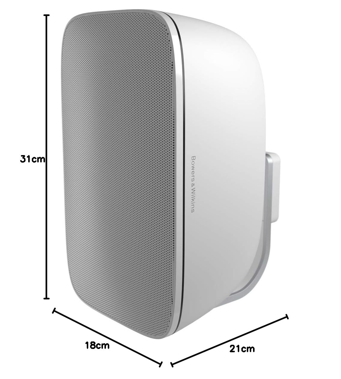 Bowers & Wilkins Alto-falantes AM1WHITE 130mm 2.0 8Ω Auxiliar