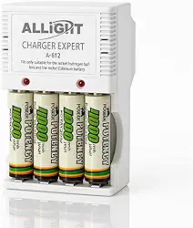 Kit Completo Carregador de Pilhas e Baterias 9V Bivolt + 4 Pilhas AA 4700 mAh Recarregáveis Ni-MH – com LED Indicador para Controles, Brinquedos, Lanternas e Aparelhos Eletrônicos