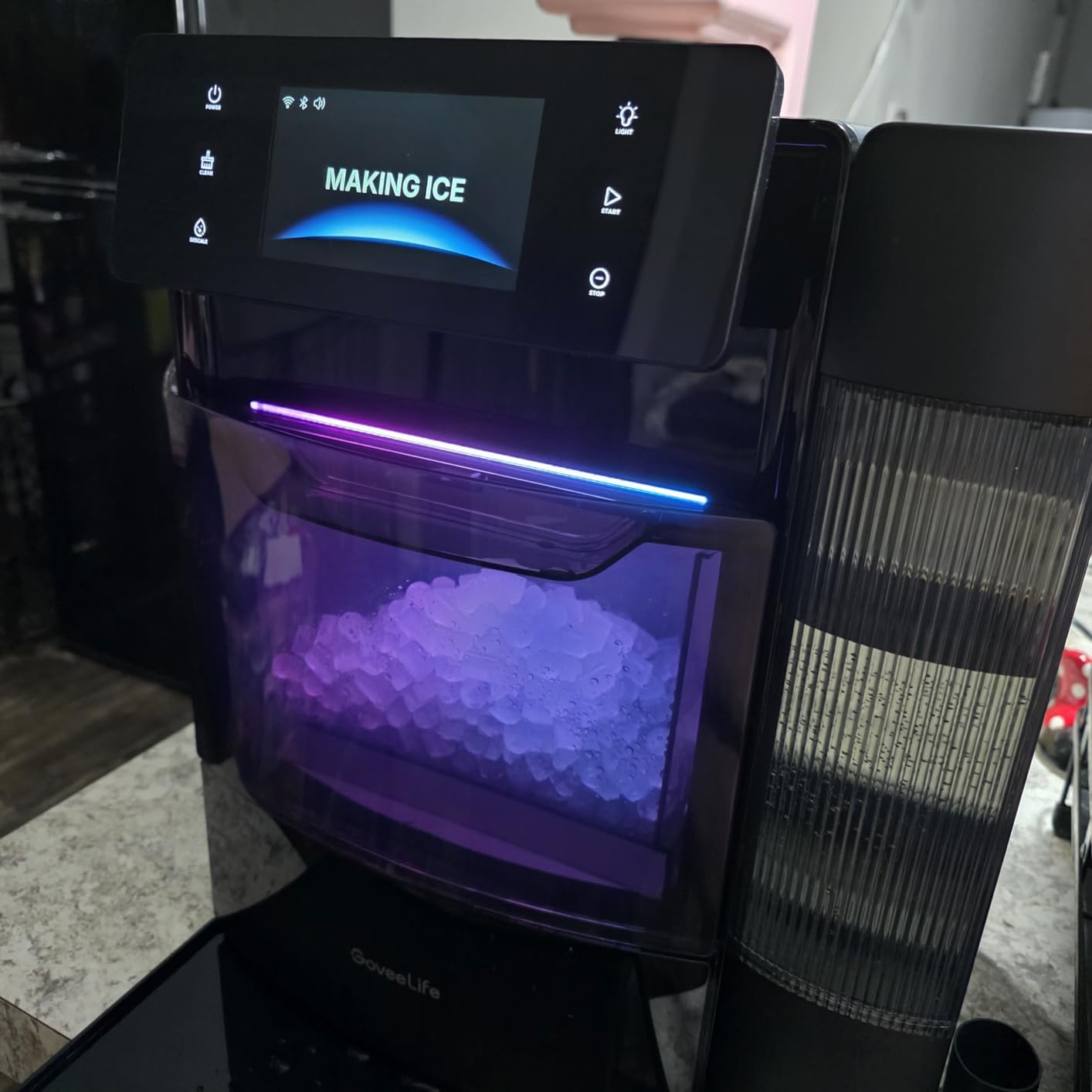 Chewy ice....happy wife