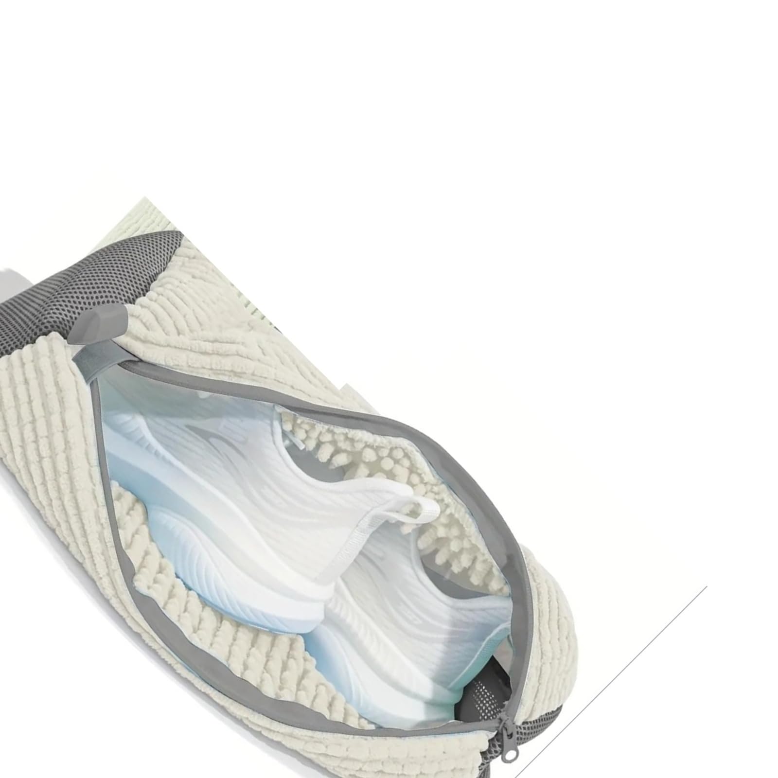 Wiederverwendbarer, Langlebiger, Flauschiger Schuhwaschbeutel(1pc Blue)