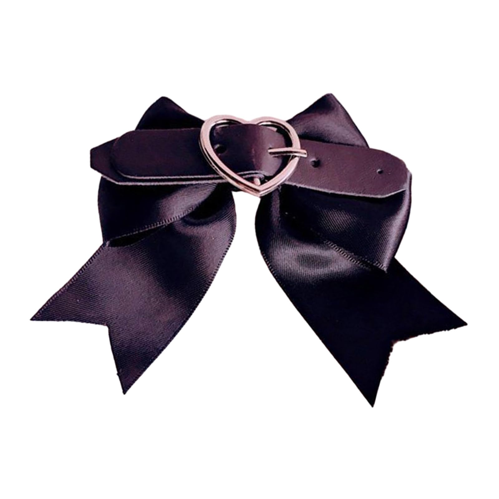 Maxtonser Bowknot Shape Hairpins Hot Girls Punk Hair Clip Halloween Ponytail Side Hair Clip with Chain for Woman Bangs