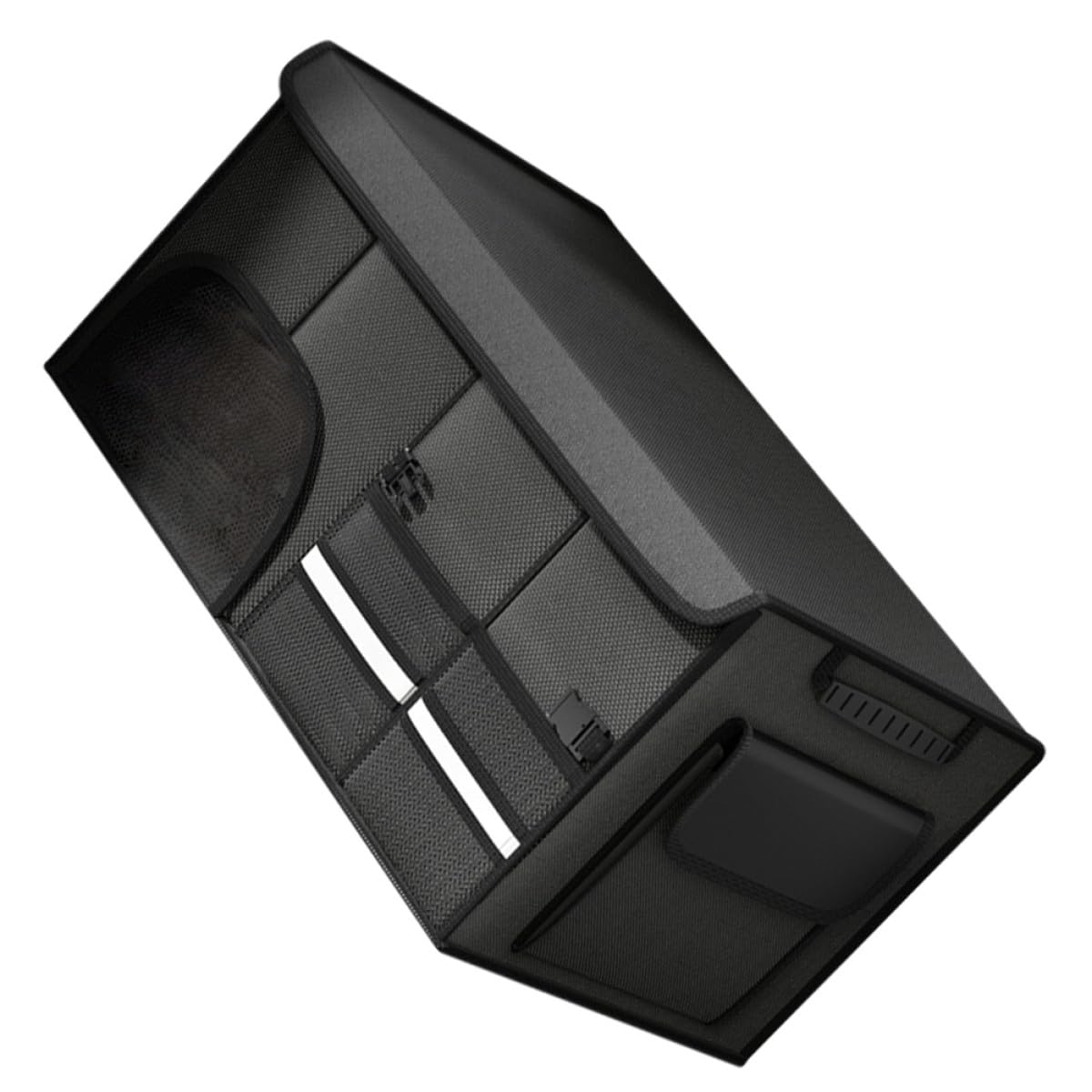Yardwe Organizador Maletero Coche Plegable Caja Almacenaje Grande con Múltiples Compartimentos para Suv Auto Camión Van Negro