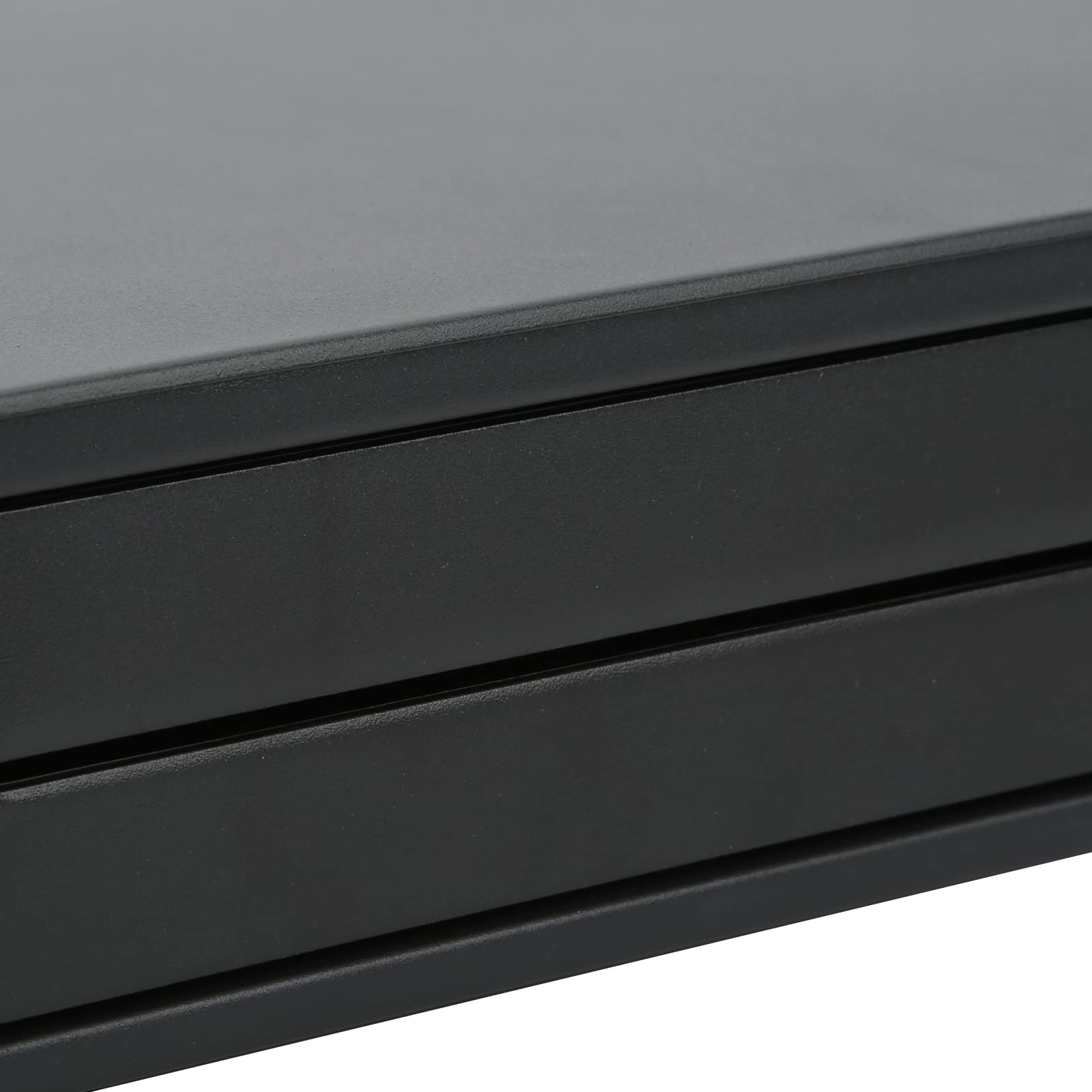 Cassetto del Registratore di Cassa, Scatola del Registratore di Cassa 3 Vassoio Portamonete 4 Banconote 3 Livelli Serratura Nera DC 12‑24V con 2 Chiavi Per Il Commercio al Supermercato