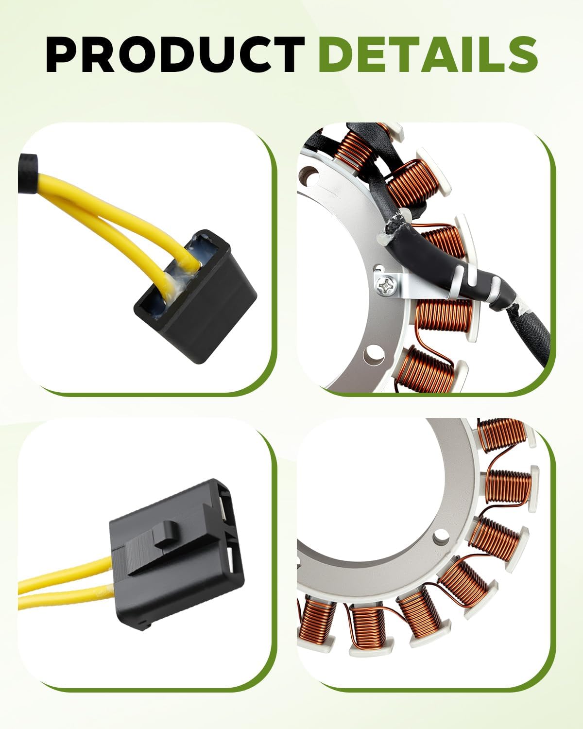 59031-7010 Stator Alternator Charging Coil Fit for Kawasaki FX850V FR641V FS600V FS730V FX481V FX801V FX921V FXT00V Replace 59031-7015 59031-7007