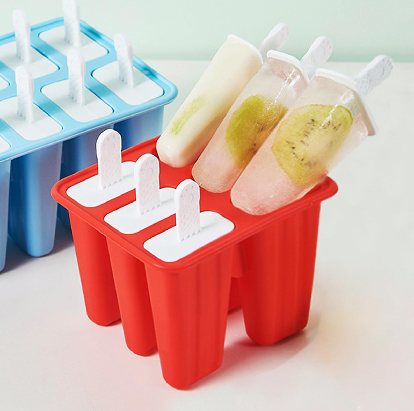 Moules à Glaces En Silicone - Kit  Moules à Sucettes Glacées Sans BPA | Faciles à Démouler Et Réutilisables