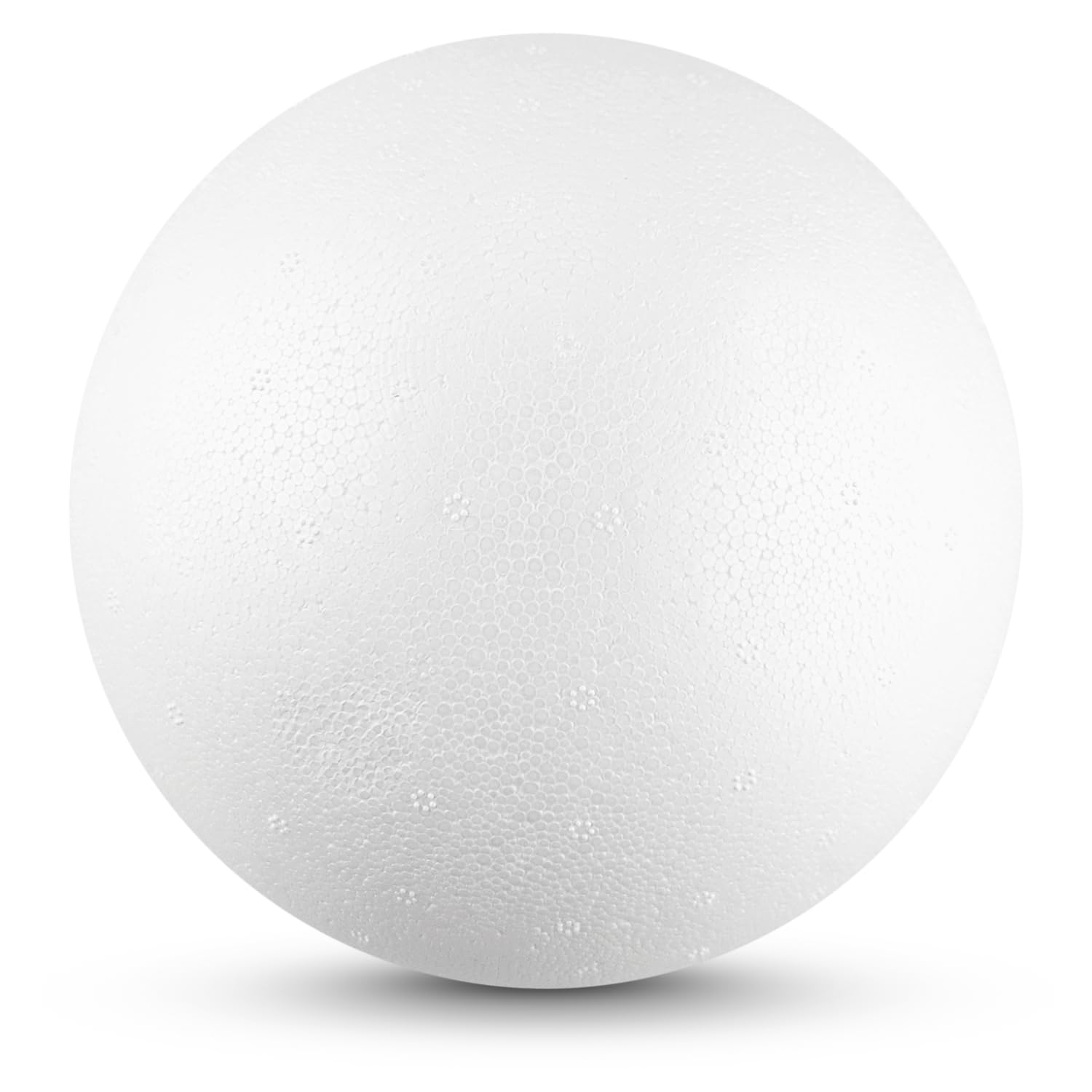 Netuno White 5 Polystyrene Balls 15 Cm 5.91 In Foam Craft Spheres Diy Christmas Ornaments Handmade Decorations