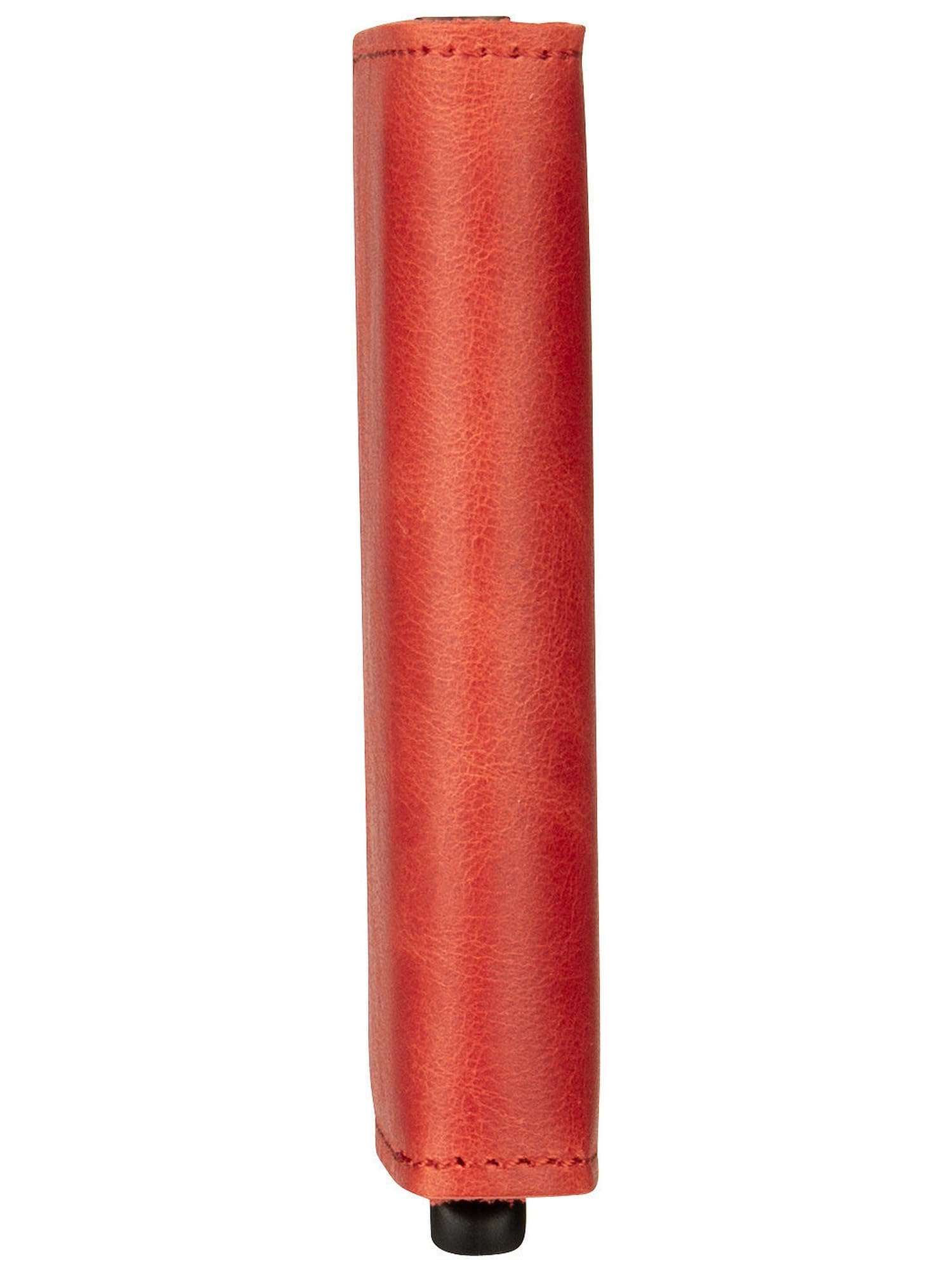 Secrid Slimwallet Kartenetui Orange aus Leder für 4 Karten mit oder 6 Karten ohne Prägung, Maße: 10,2 x 6,8 x 1,6 cm, SV-Orange