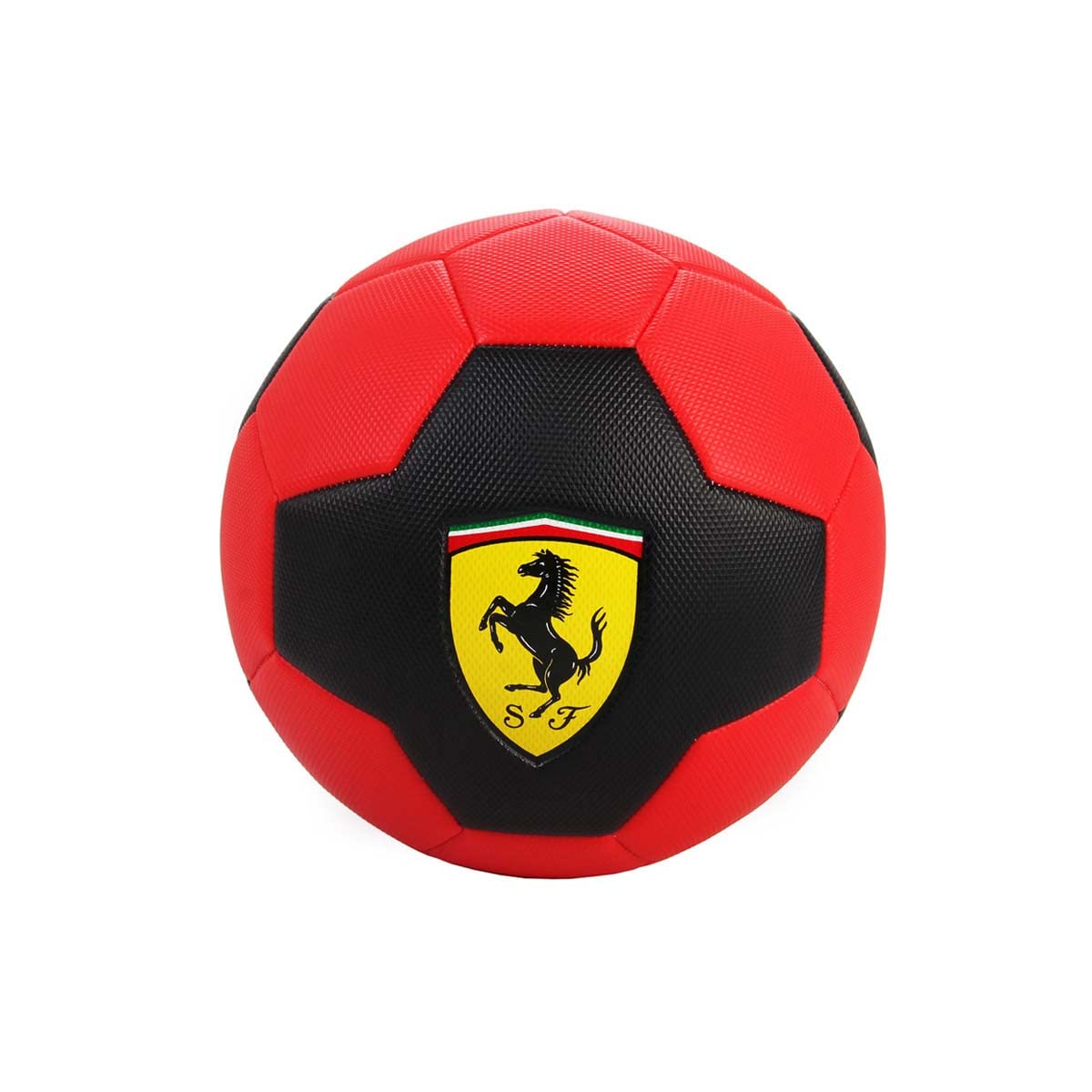 FERRARI SOCCER BALL WHITE/RED