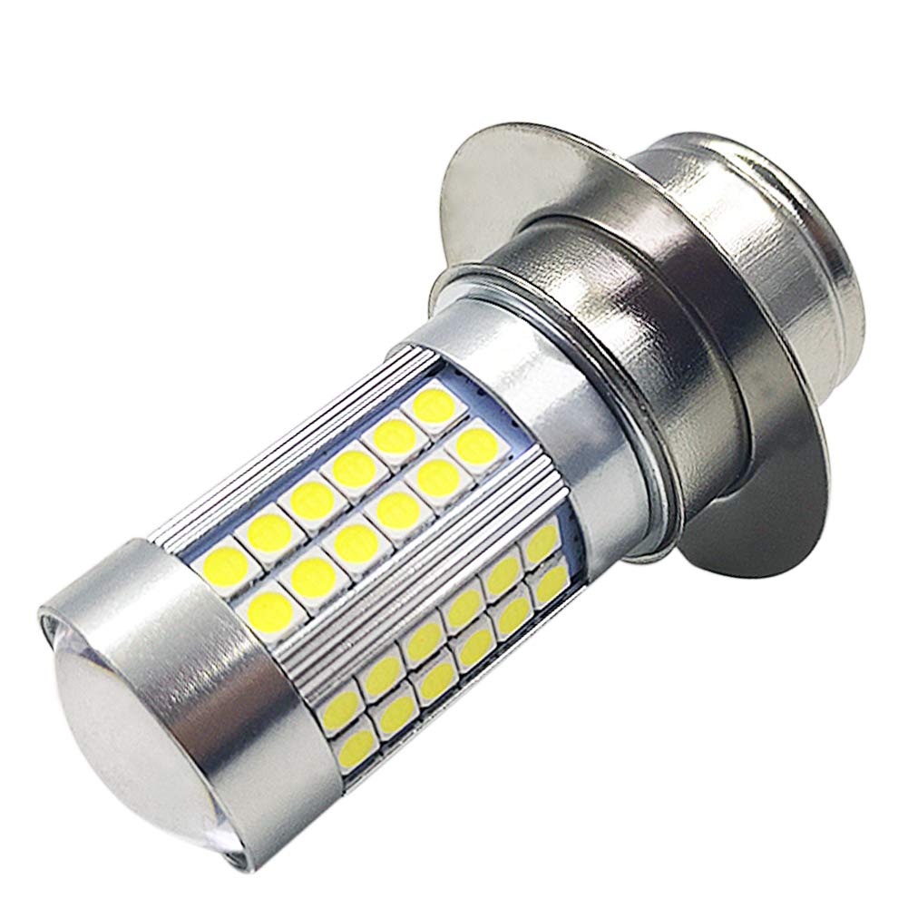 Phare LED Moto P26S 3030 44 - 10-80V Blanc 6000K - 1200lm - Remplacement Ampoule Neuf