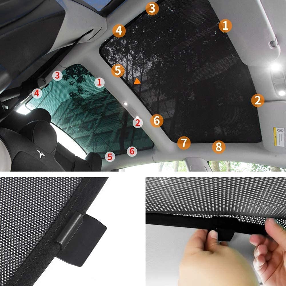 pour Tesla Model 3 2021 Pare-Soleil FenêTres Voiture Auto Pare Soleil FenêTre Bloquer Anti Les Rayons Uv Protection Uva Maximale BéBéS Enfants Et Animaux