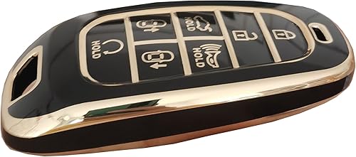Miniatura 5 de BINOWEN - Funda protectora para llavero Hyundai, funda protectora de TPU para llavero remoto sin llave, compatible con Hyundai Sonata, Santa fe