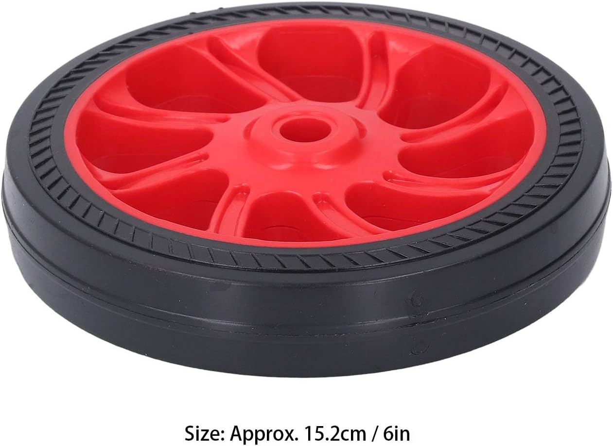 Air Compressor Wheels Rubber Casters 2Pcs Universal Replacement for Easy Mobility with 12mm Dia Hole Parts Accessories