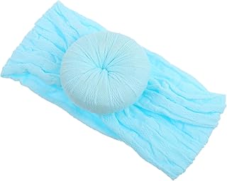 ibasenice Faixa De Cabeça Infantil Laços De Cabelo Para Meninas Laços De Cabelo De Náilon Faixas De Cabeça De Bebê Chapéu Para Crianças Envoltórios De Cabeça De Bebê Faixa Elástica De